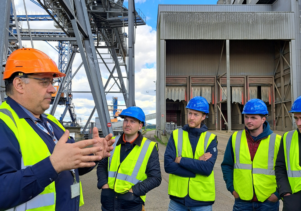 Visite des installations de Sénalia par Alain Charvillat