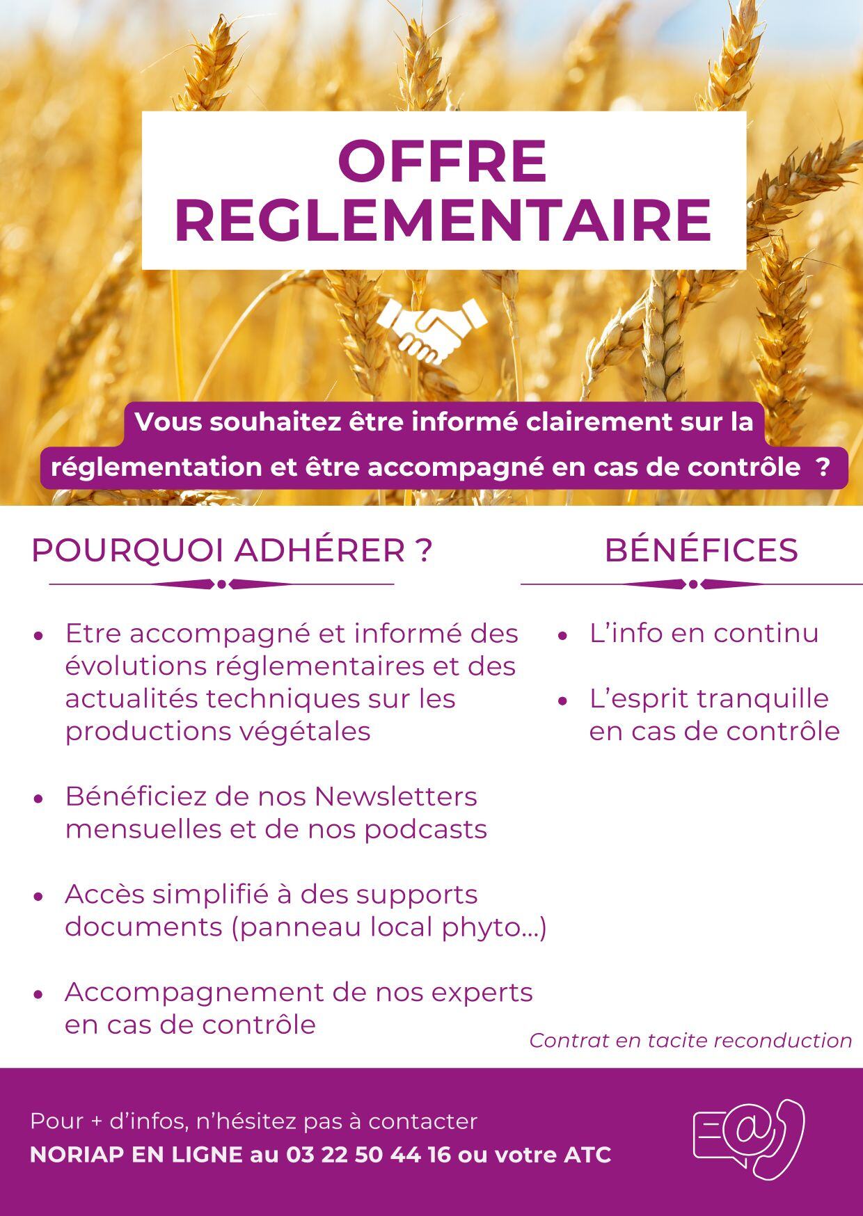 Offre REGLEMENTAIRE