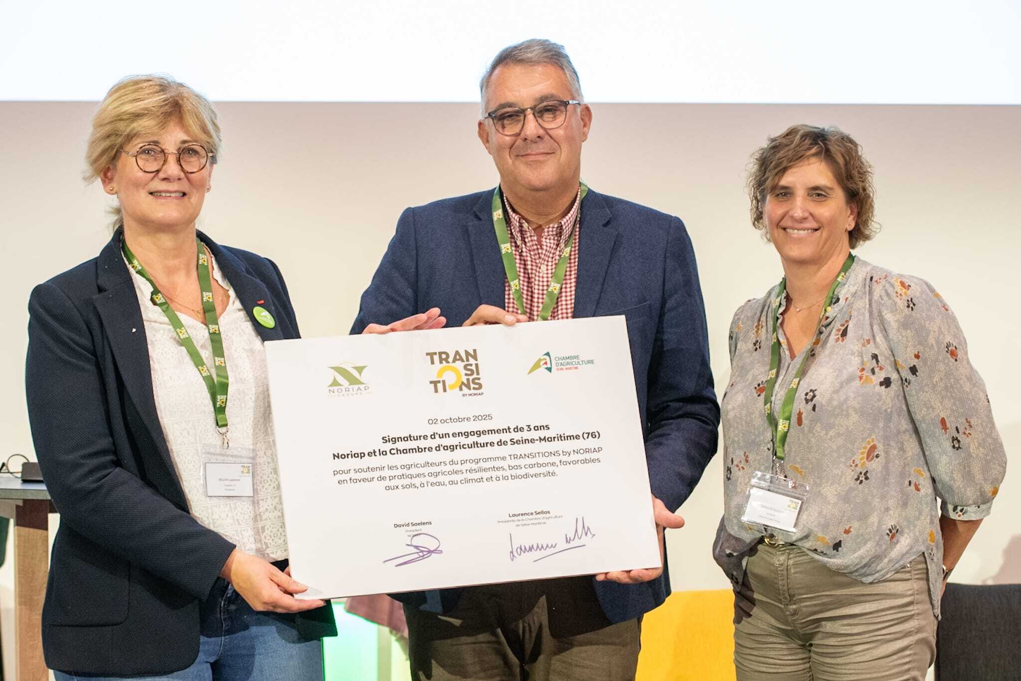 TRANSITIONS by NORIAP : La Chambre d’agriculture 76 rejoint la coalition